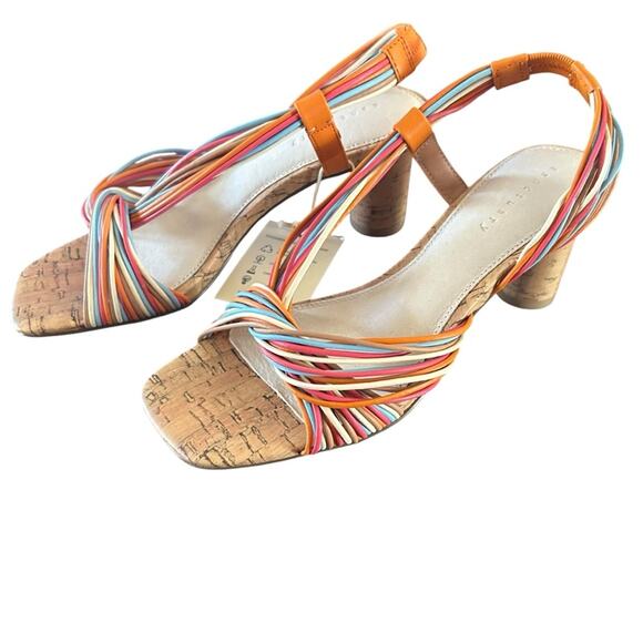 Sanctuary Admire Square Toe Wrapped Strap Block Heel Sandals NEW Size 5.5 - Picture 7 of 11